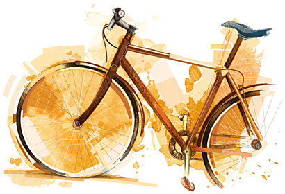 Retro tapeta Bicykel 29315